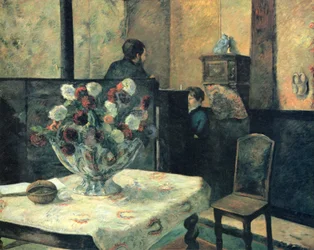 Painting of an Interior at Rue Carcel